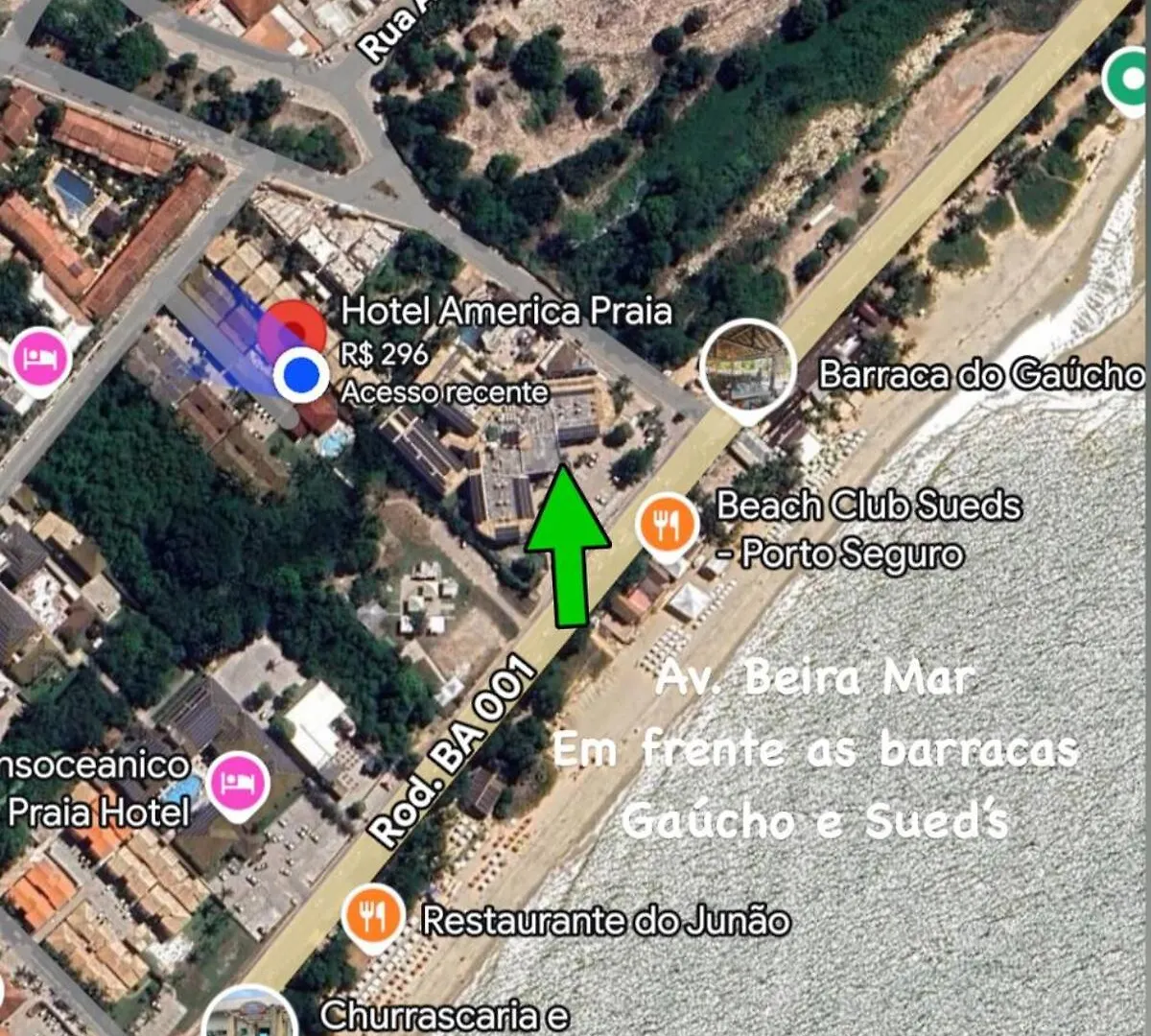 Apartament Beira Mar Taperapua Em Frente A Barraca Gaucho Flat Porto Seguro